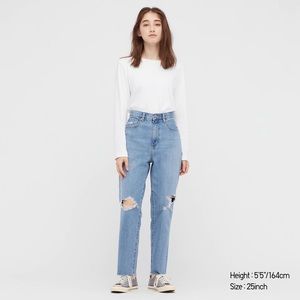 [SOLD] Uniqlo Peg Top High-Rise Jeans